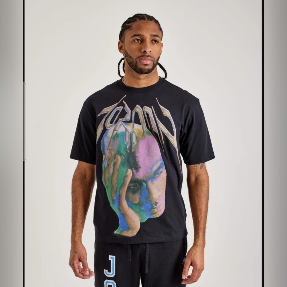 Jordan Sport Dri-FIT Graphic Short Sleeve Shirt ~ Black HJ2348-010 Men's: L *NWT